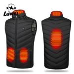 Sleeveless Coat Heated Lightweight Rechargeable Collar Waistcoat Utility Usb