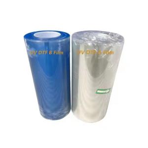 Quality Cold Hot Peel Ab A3 UV DTF Pet Film Roll Transparent DTF Transfer Film 60cm Custom wholesale