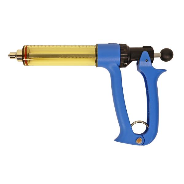 25/50 ML Semi Automatic Livestock Syringe, Adjustable Continuous Repeating
