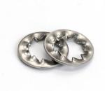 DIN6798J Serrated Lock Steel Flat Washers Internal Teeth Stainless Steel