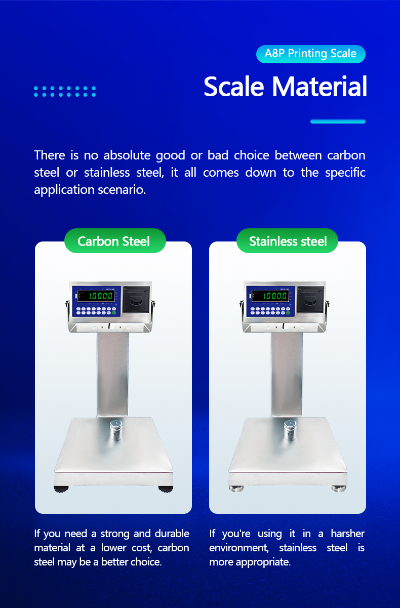 1 Advanced A8SP printing small platform scale square vertical bar 22cm*28cm 3kg capacity