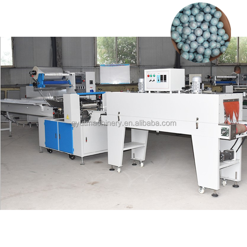 Convenient Soap Stretch Film Shrink Packaging Machine for Bags Air Pressure Round Bar