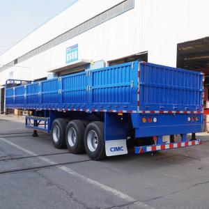 Quality 800mm Height 50T Dropside Side Wall Cargo Trailer wholesale