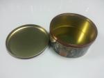 Christmas Candy Tin Storage Containers Tinplate With Cover / Lid