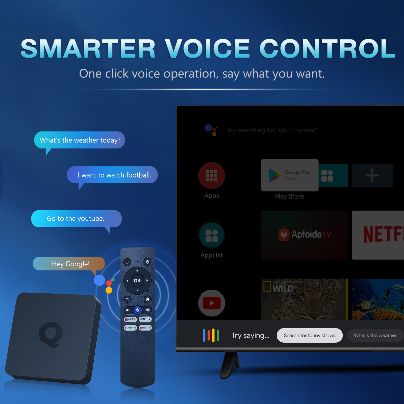 Android 10 H313 North American IPTV 4k Streaming Android TV Box