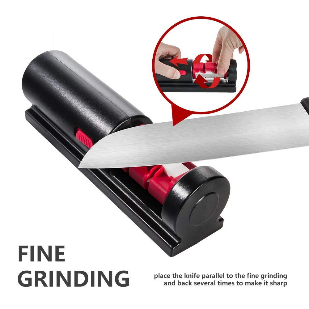 Professional 4-in-1 Ceramic Scissors Knife Sharpener with Design and Customized Logo