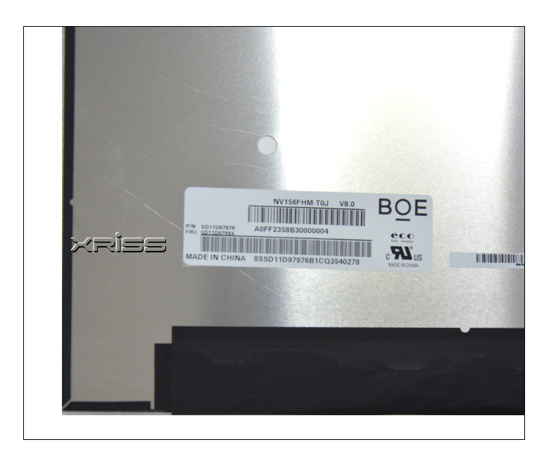 15.6" FHD On Cell Touch Screen B156HAK02.4 NV156FHM-T0J 1920X1080 Narrow 40pins