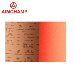 Quality Grit 36 Ceramic Abrasive Belts Grinding Alloy Sanding Cloth Roll wholesale