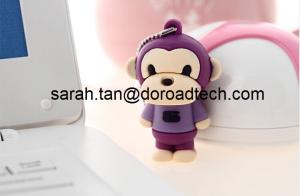 Quality Real Capacity Custom Cartoon PVC USB Flash Drive (free mold) wholesale