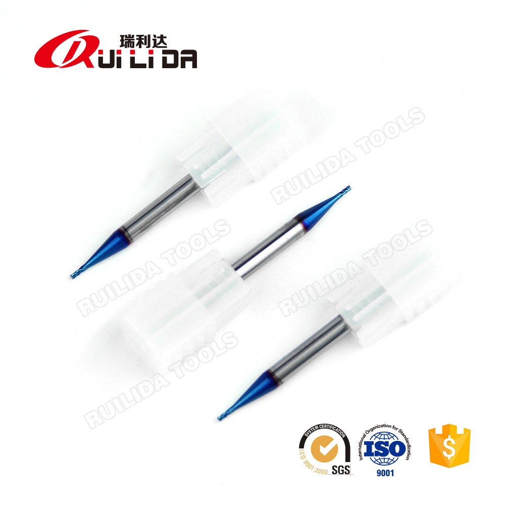 HRC65 4 Flute End Mill Tungsten Solid Carbide Square Endmill For Hard Steel