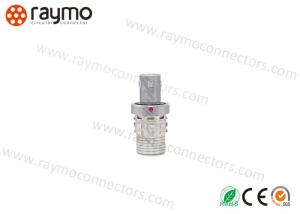 Quality Military Cable To Cable Connector Natural Chrome Plated Brass Shell Male Solder Contacts wholesale