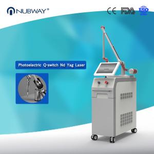 Quality 1500mj Dermatology Ultra-short pulse 6ns Laser Tattoo Removal Machine best active Q switch nd yag wholesale
