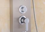 Professional Waterfall Bath Shower Panels ROVATE Stainless Steel Surface
