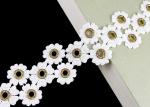 Glitter Inlay Crystal Diamond Nickle Eyelet Lace Trim Embroidered Customized