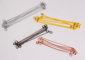 Quality Yellow Double Loop Iron Binding Wire Q195 400 N/mm2 16 Gauge Rebar Tie Wire wholesale