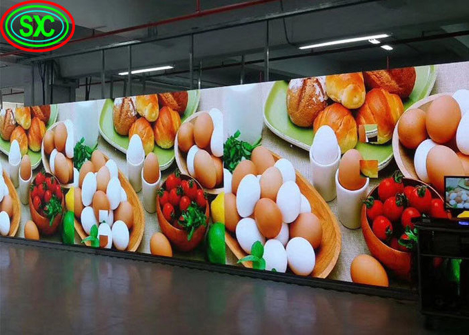 P4 Indoor Smd2121 RGB LED Display Die-Cast Aluminum Screen Steel Cabinet 3 Years Warranty