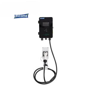 Quality Level 2 Residential Ev Charger Dual Home Wall Mounted Pile Single Gun Type 2 7kw wholesale