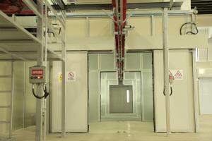 Quality Millitary Paint Booth Industry Components Painting Production Line Conyner System wholesale