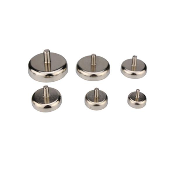 Axial Powerful Fishing Magnets A2 Steel Single Side With Eyebolt