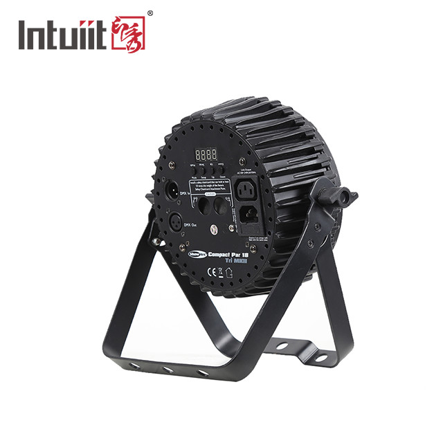 High Power Aluminum LED Par Can Stage Lights 18pcs 3W Slim Stage Lighting Par