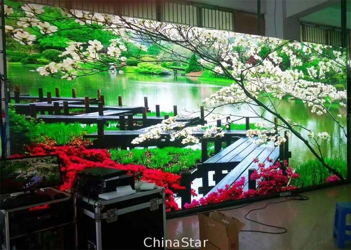 800w Led Video Wall Screen 2mm Pixel Pitch Full Color Signs 2 Years Wanrranty