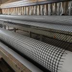 Karl Mayer Machine Produced 50-50kn Glass Fiberglass Geogrid for Roadbed