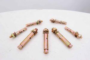 Quality Hex Head Sleeve Anchor Bolt M8-M24 Size Yellow Zinc Color Flange Nut Hardware wholesale
