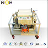Three Stage Lube Oil Purifier System / Oil Filter Machine With Wheels