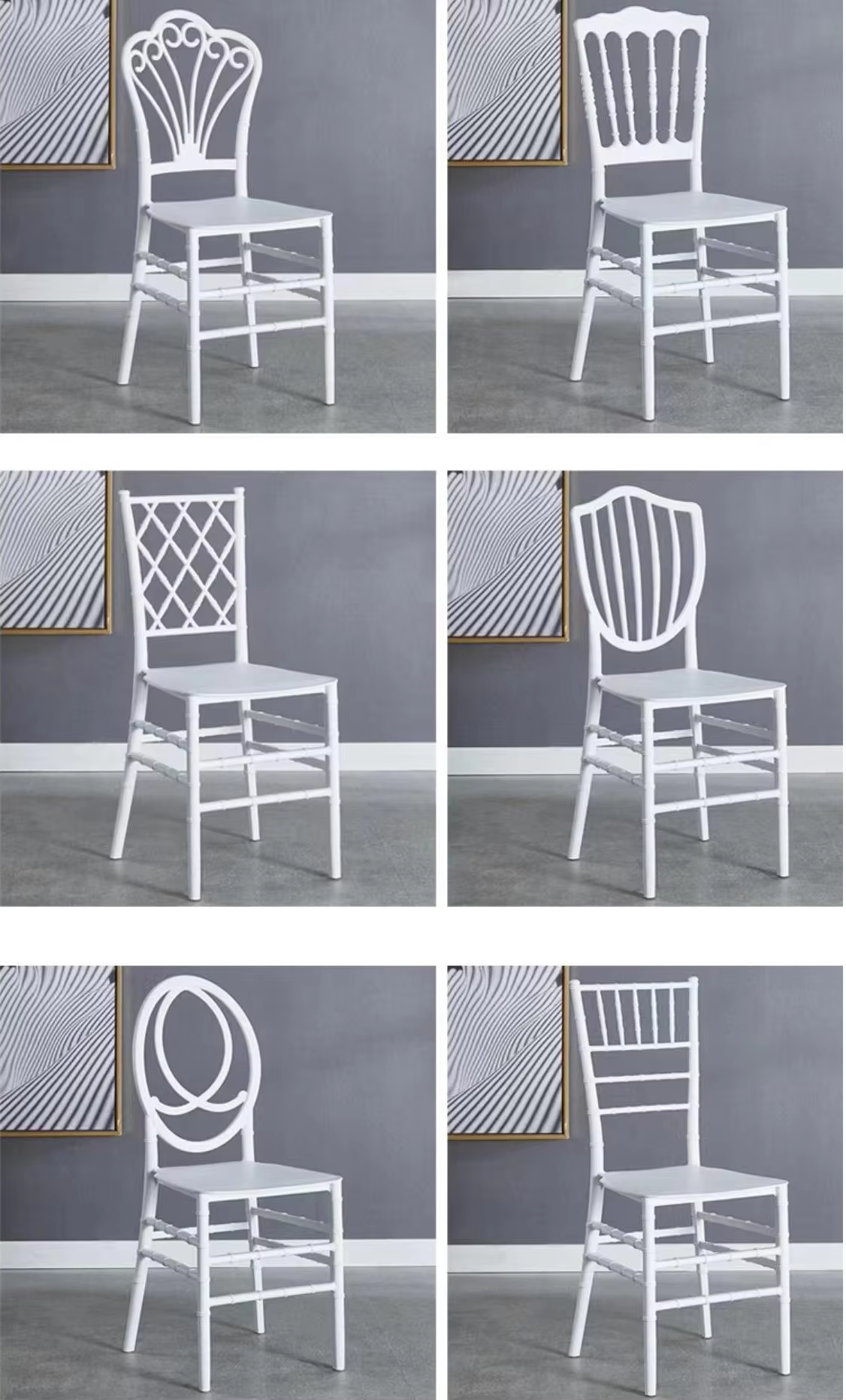 Plastic Party Banquet Wedding Event Chair For Rental In Mall Hotel Furniture Supply