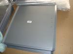 Red Peg Board Metal Floor Display Stands With Doulbe Sides Easy Moving