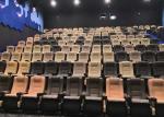 Modern Movie Theater Seats Public Cinema Chairs Soft Cushioned Upholstery