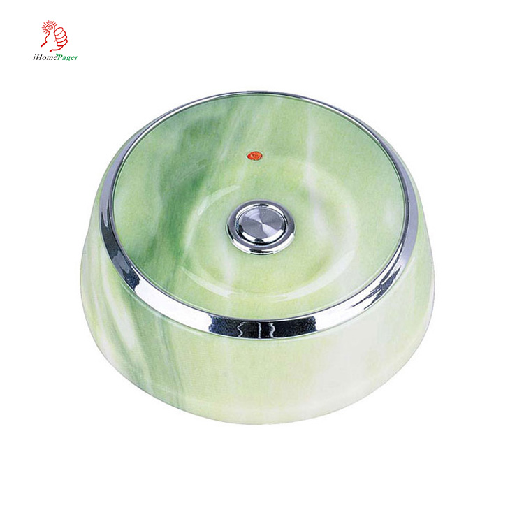 YK500-1F Certificated green best price remote wireless calling system single key button