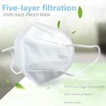 Adult Surgical Dust Mask With Adjustable Nose Clip Non Woven Material 95%
