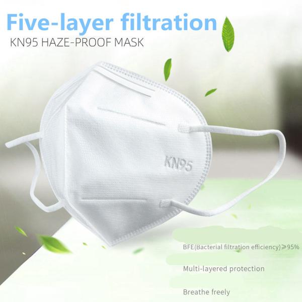 Adult Surgical Dust Mask With Adjustable Nose Clip Non Woven Material 95%