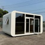 Galvanized Steel Square Tubes Customizable Space Capsule House for Large Space