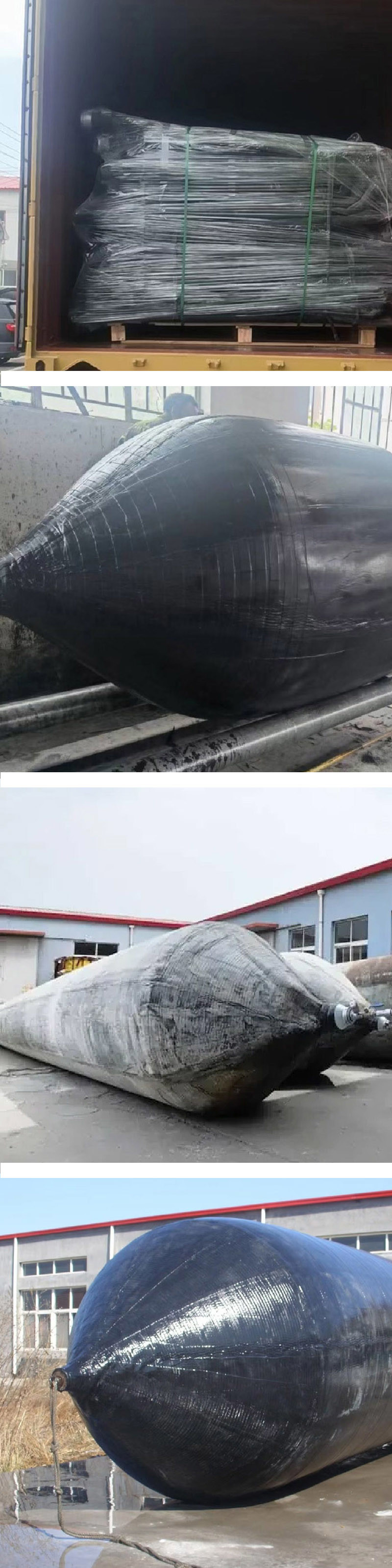 5m Lengths Offshore Pneumatic Fenders High Pressure Rated Reusable Low Maintenance