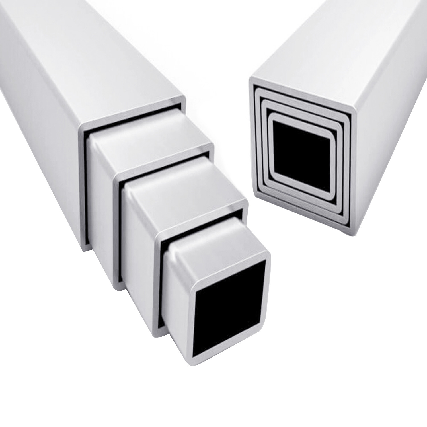 Honed Aluminium Tube Customized Large Diameter Anodized Square