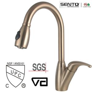 Quality PVD Light brown cupc kitchen faucet wholesale