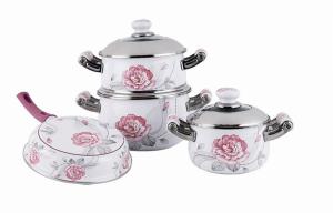 Quality Enamelled cookware set wholesale