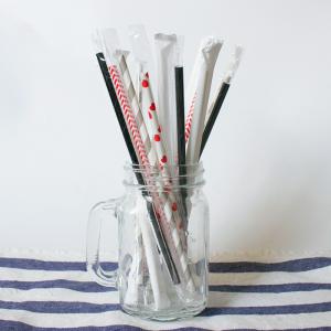 Quality Individual Packing Biodegradable Paper Straws , Paper Bubble Tea Straws wholesale