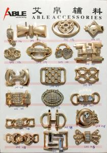 Quality Fashion Decorative Small Metal Zinc Alloy Buckle For Women Shoe Using wholesale