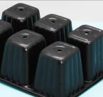 6 Hole / 12 Hole Seedling Tray Biodegradable Nursery Seedling Tray Agriculture