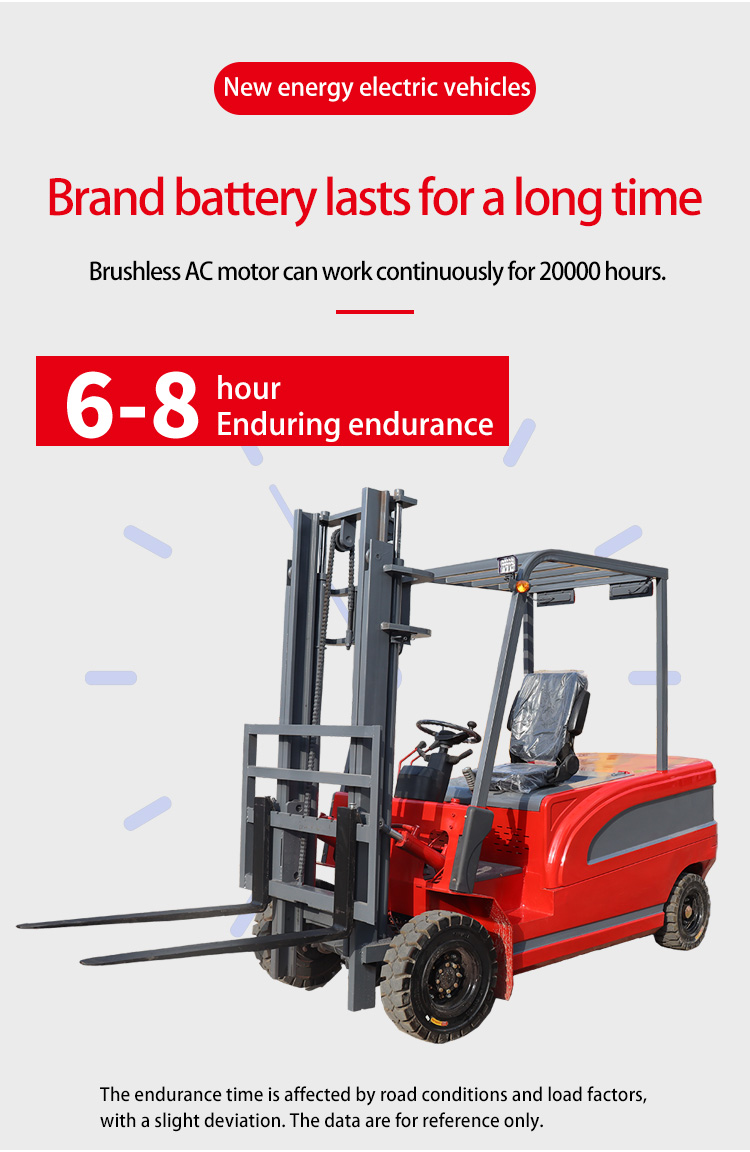 Farm Electric Forklift Truck With 3 Stage Mast Type From Food Beverage Full Electric Forklift