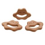 Medical 5.5cm Silicone Wood Teether Wooden Doctors Set