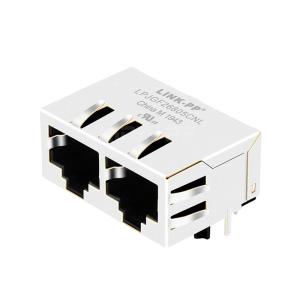 Quality LPJGF26805CNL 1x2 Port RJ45 MagJacks 100/1000 Base-T Tab Down Without Led wholesale