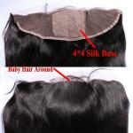 Tight And Neat Indian Hair Lace Frontal 13x4 , Human Lace Front Wigs
