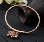 Charms Fashion Diamond Jewelry adjustable stainless steel bangle bracelet