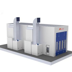 China Industrial Grade Spray Booth with Front Door and Working Doors for Sturdy Construction on sale