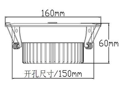 15 watt led down light supply of boutique