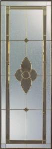 Quality triple glazing panel with brass caming wholesale